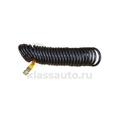 Шланг воздушный черный 7.5м штуцер М22mm ПОЛИАМИД (ЖЕЛТЫЙ) 3196
