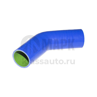 Патрубок радиатора верхний УРАЛ (силикон) (Ф60x130/130)(85шт в кор)