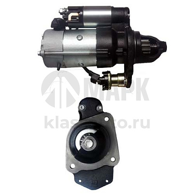 Стартер дв. Cummins 4-6ISBe STP3622, 4934622, 24V 6kW (10з/ D=39) - Krauf