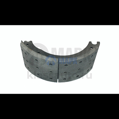 Колодка тормозная + накладка L1-8t (ширина 150mm) (А0814/А0815)  СЗАП (ZTM)