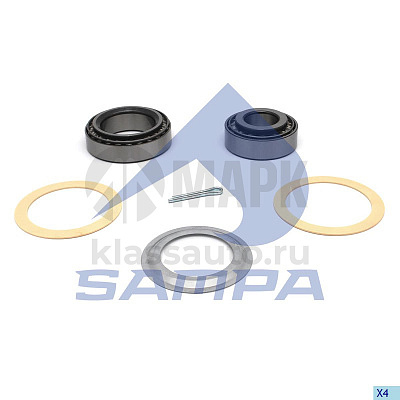 Р/к ступицы BPW (0980102240) 6-9t до 1995 г.в. (подшип.33116+32310)  (SAMPA)